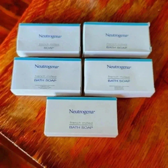 NEUTROGENA Bath Soap French Milled Travel Size Set of 5 - Picture 1 of 5